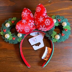 Disney Parks Holiday Minnie Ears - NWT